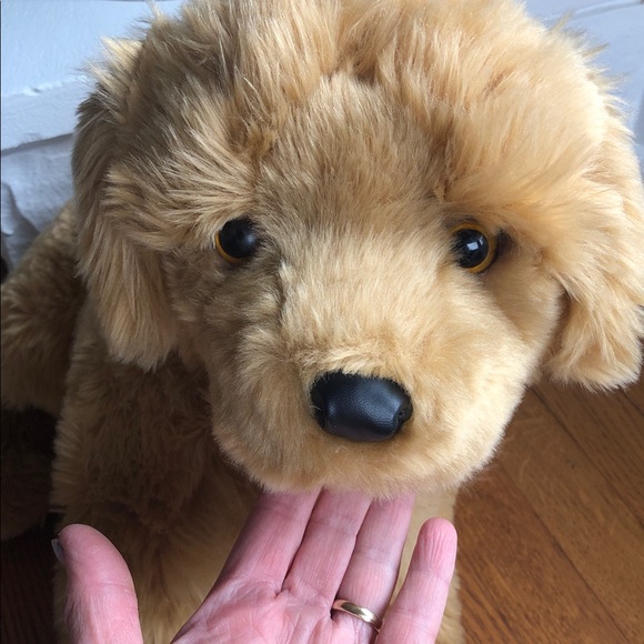 FAO SCHWARTZ Golden Retriever Puppy Dog Plush Toy - medium- large - Picture 3 of 10